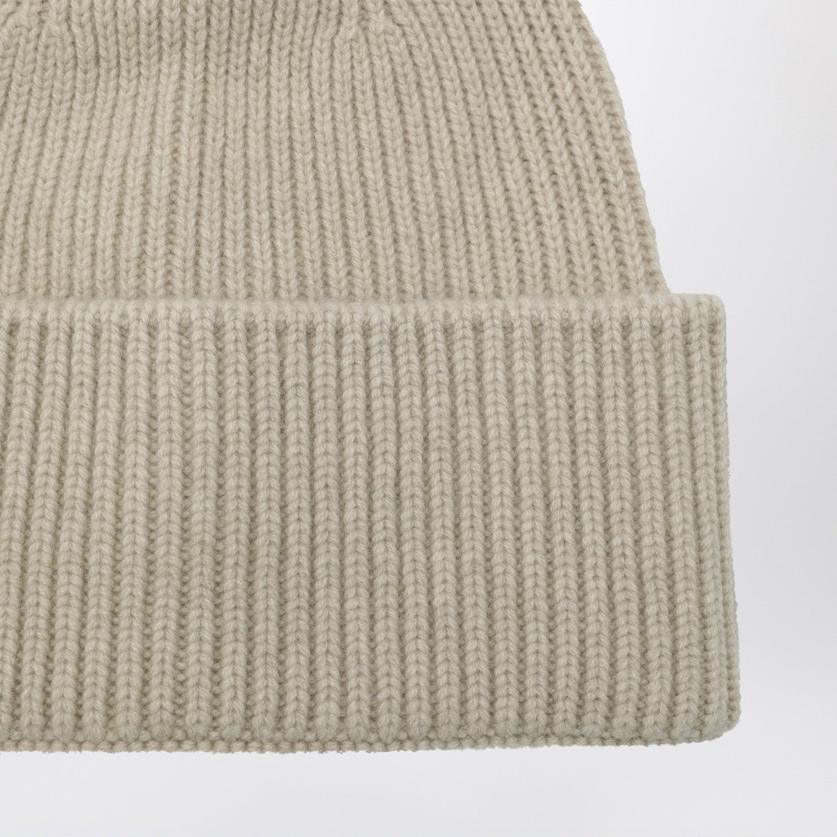 Destin Ivory wool and cashmere beanie